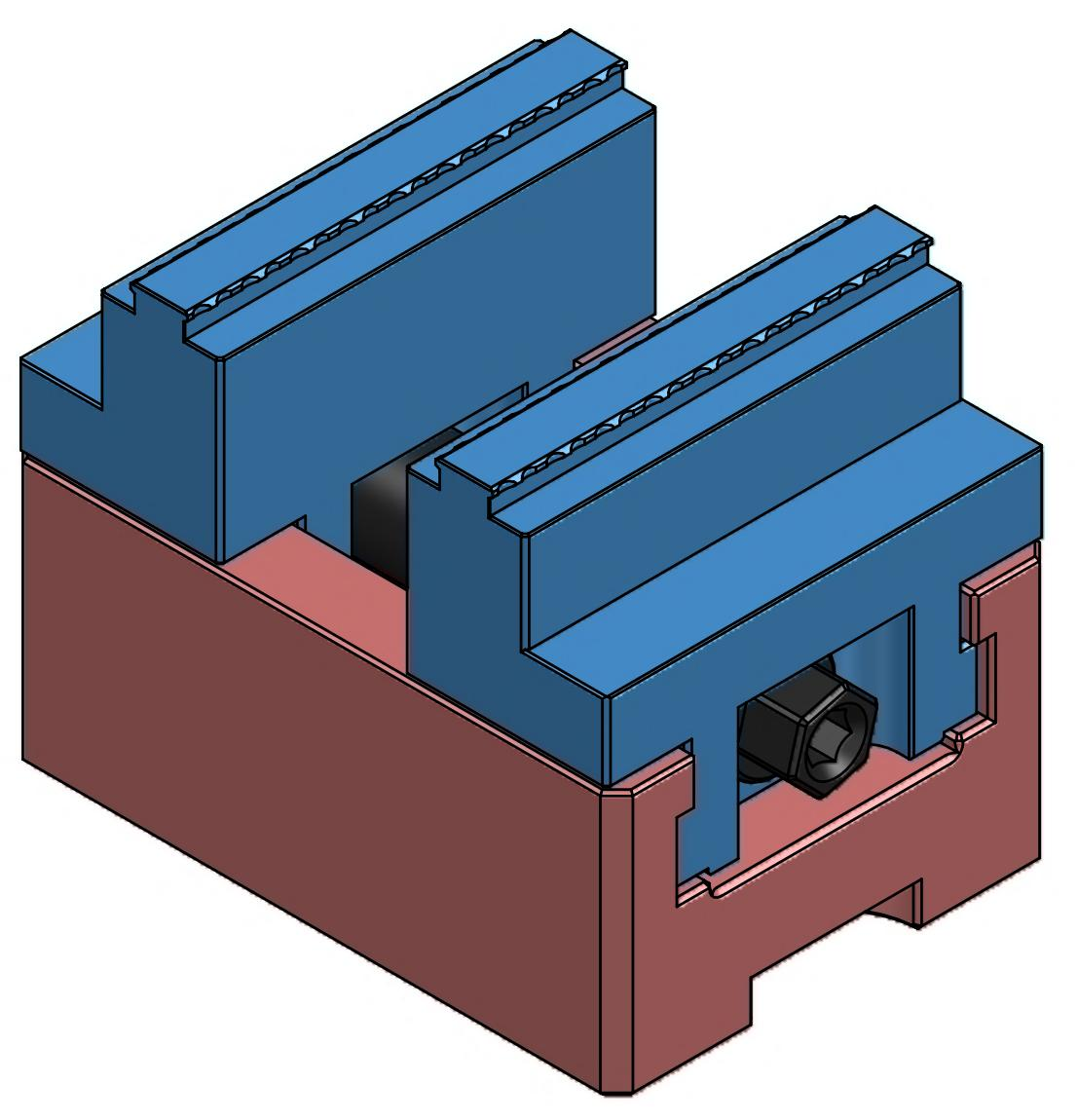 5-axis self-centering vice XH54 high claws