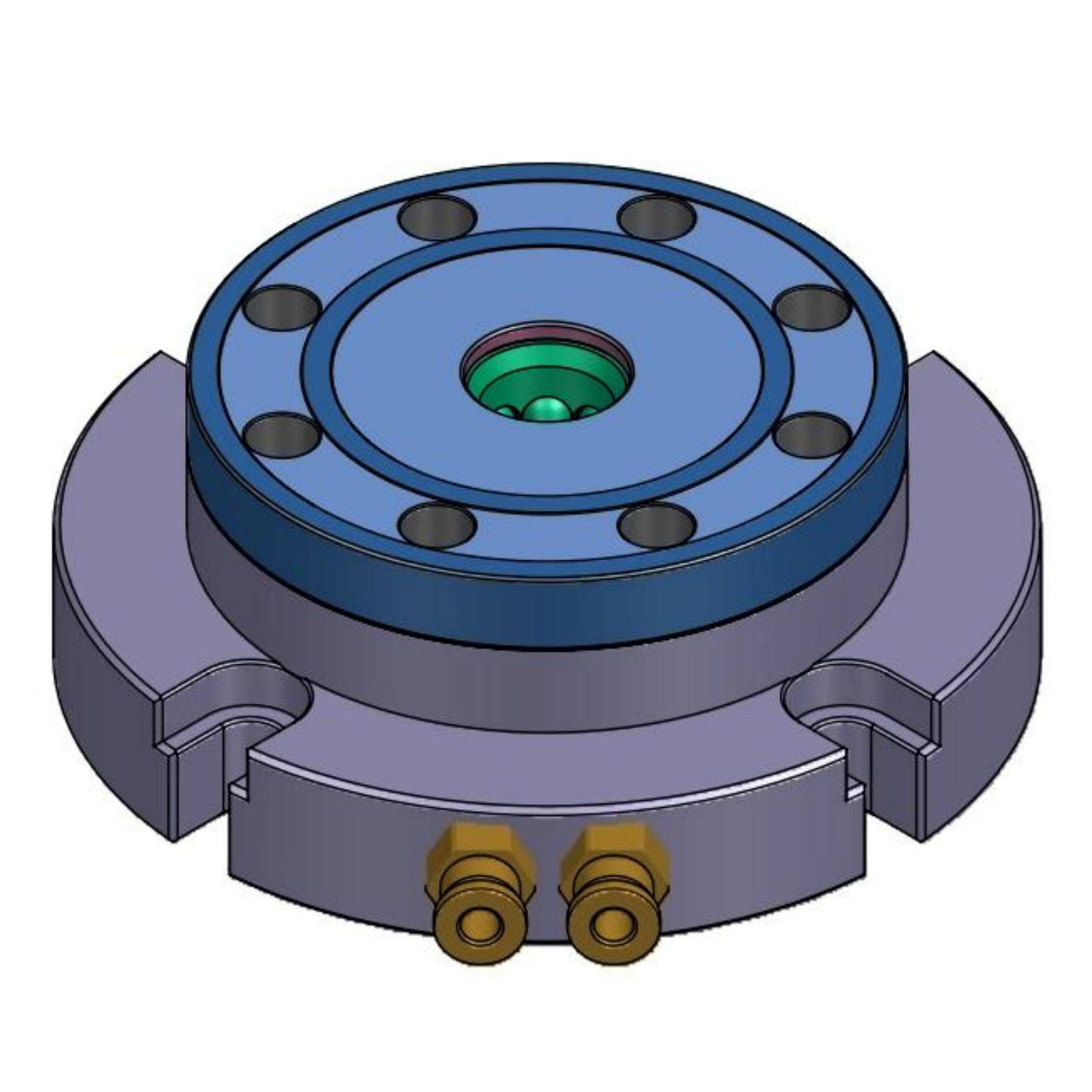 Single zero setting chuck